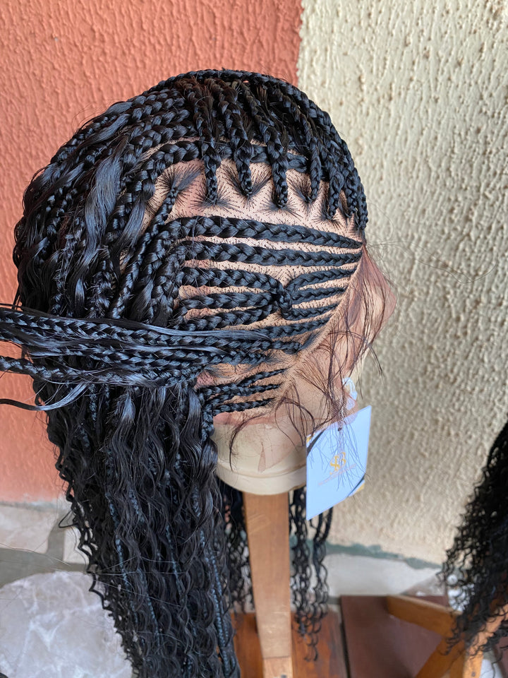 Flip Over Fulani BohoBraids Hairstyles For Black Women -Gina