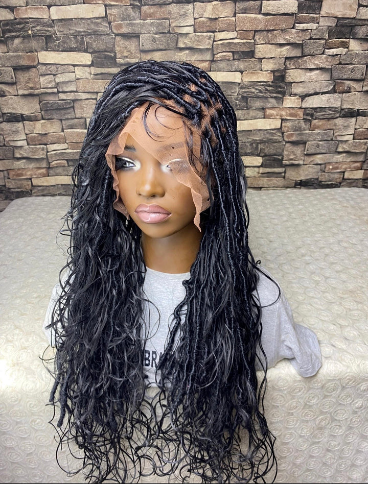 Handmade Locks Wig Glueless Protective Style -Nicole