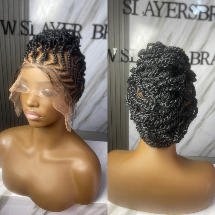 Glueless Beginner Friendly Natural Scalp Kinky Twist Hair -Serlea