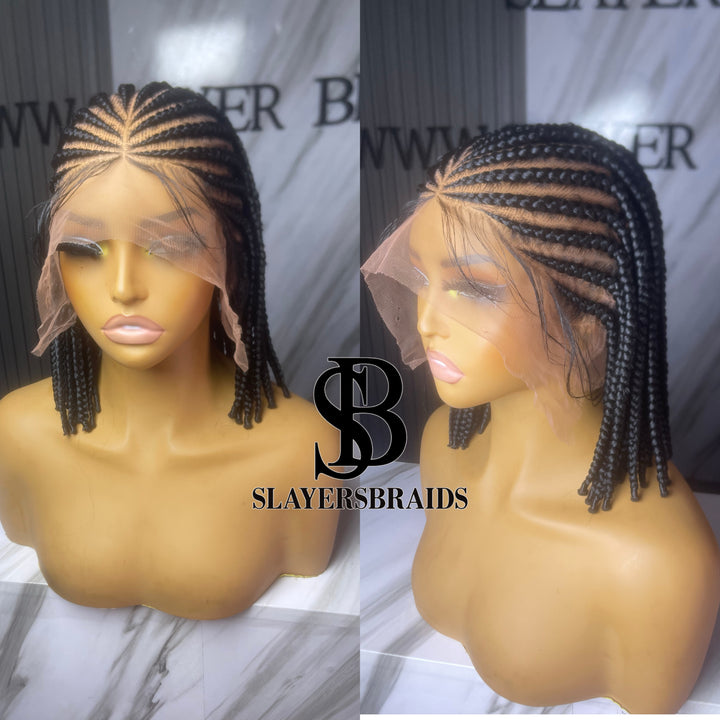 Cornrow Bob Wig For Black Women -Nia unit
