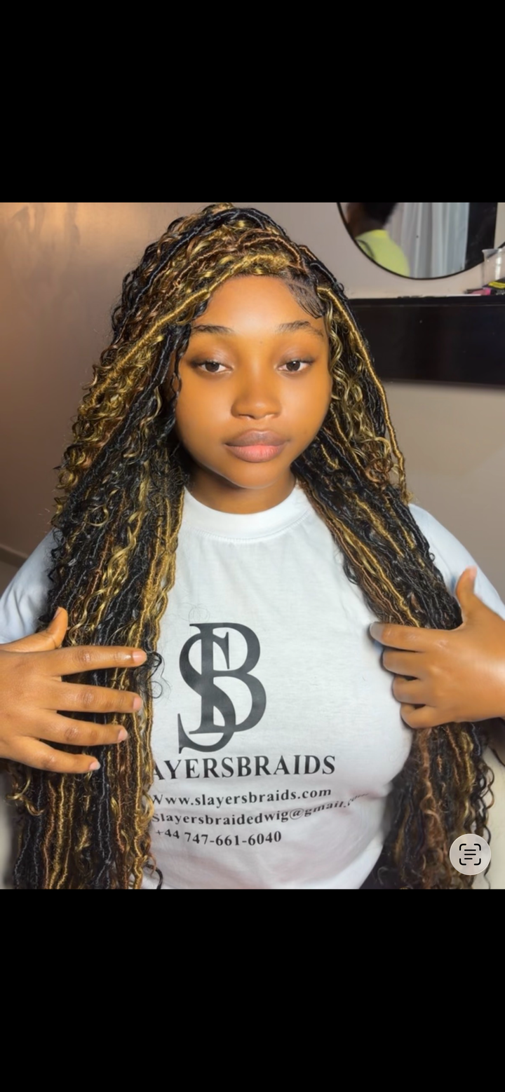 Dreadlock Wig For Black Women Faux Locs Wig -Nadine