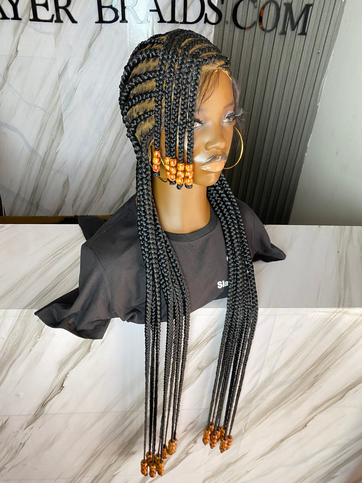 Protective Cornrow braidStyle: Ukachi