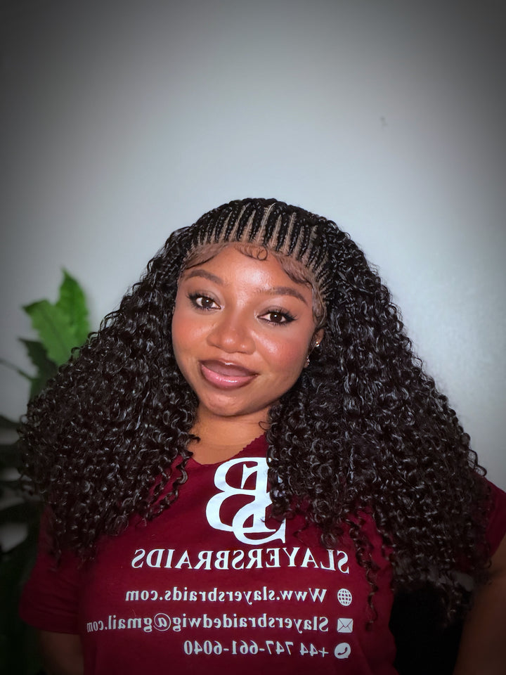 Protective style for black women, Lace front curly Wig -Sommy Unit