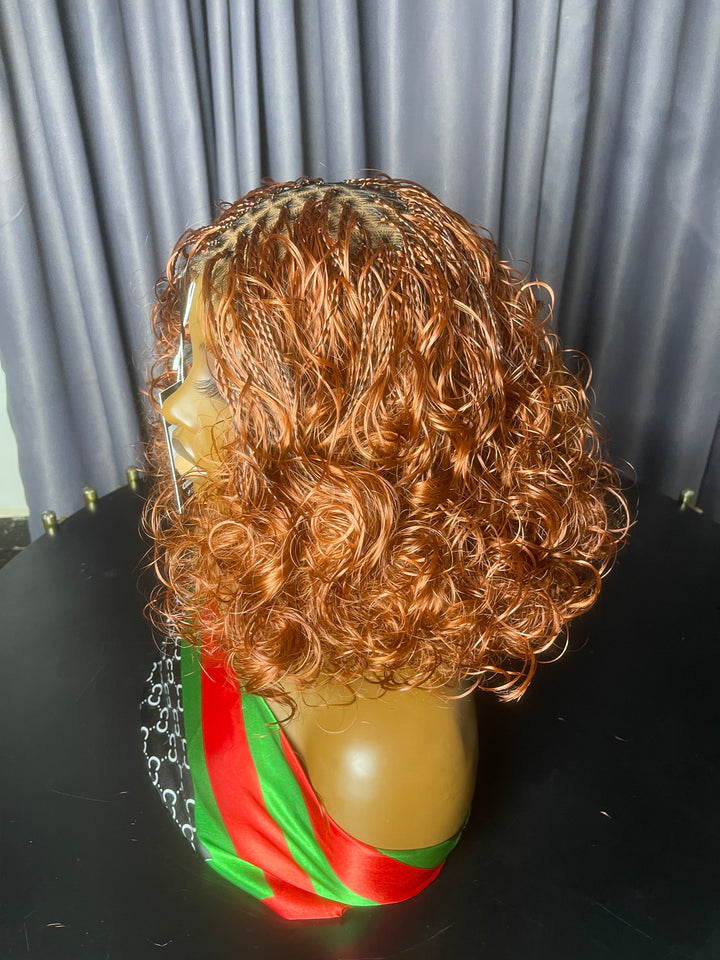 Boho Knotless French Curls Wig -Tushe unit 