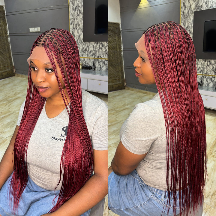 Glueless Knotless Black Women Hairstyle: Bora-