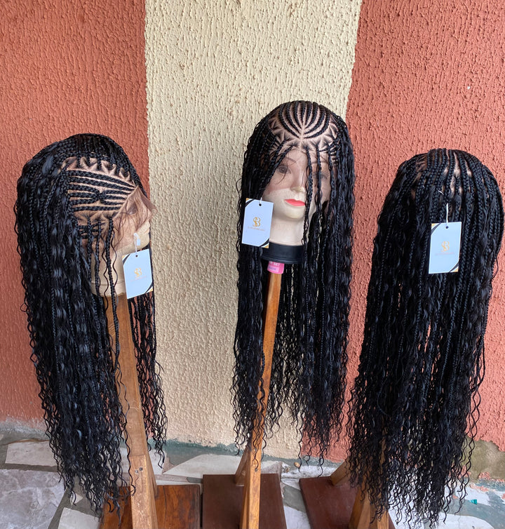 Flip Over Fulani BohoBraids Hairstyles For Black Women -Gina