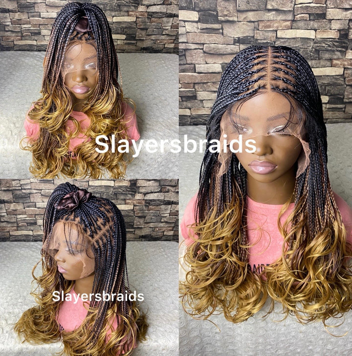 Italian Curls Ombre Knotless Wig - Debbie 