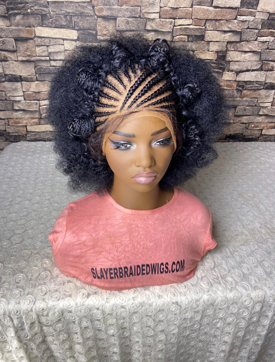 Afro Natural Scalp Wig, Perfect for Busy Women -Oley Unit