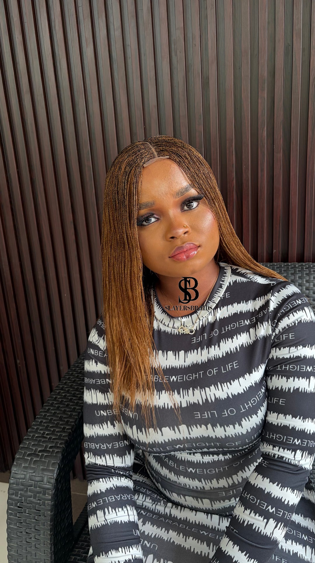 Fast Ship Micro Braids Lace Wig|Easy install hair- Nano 
