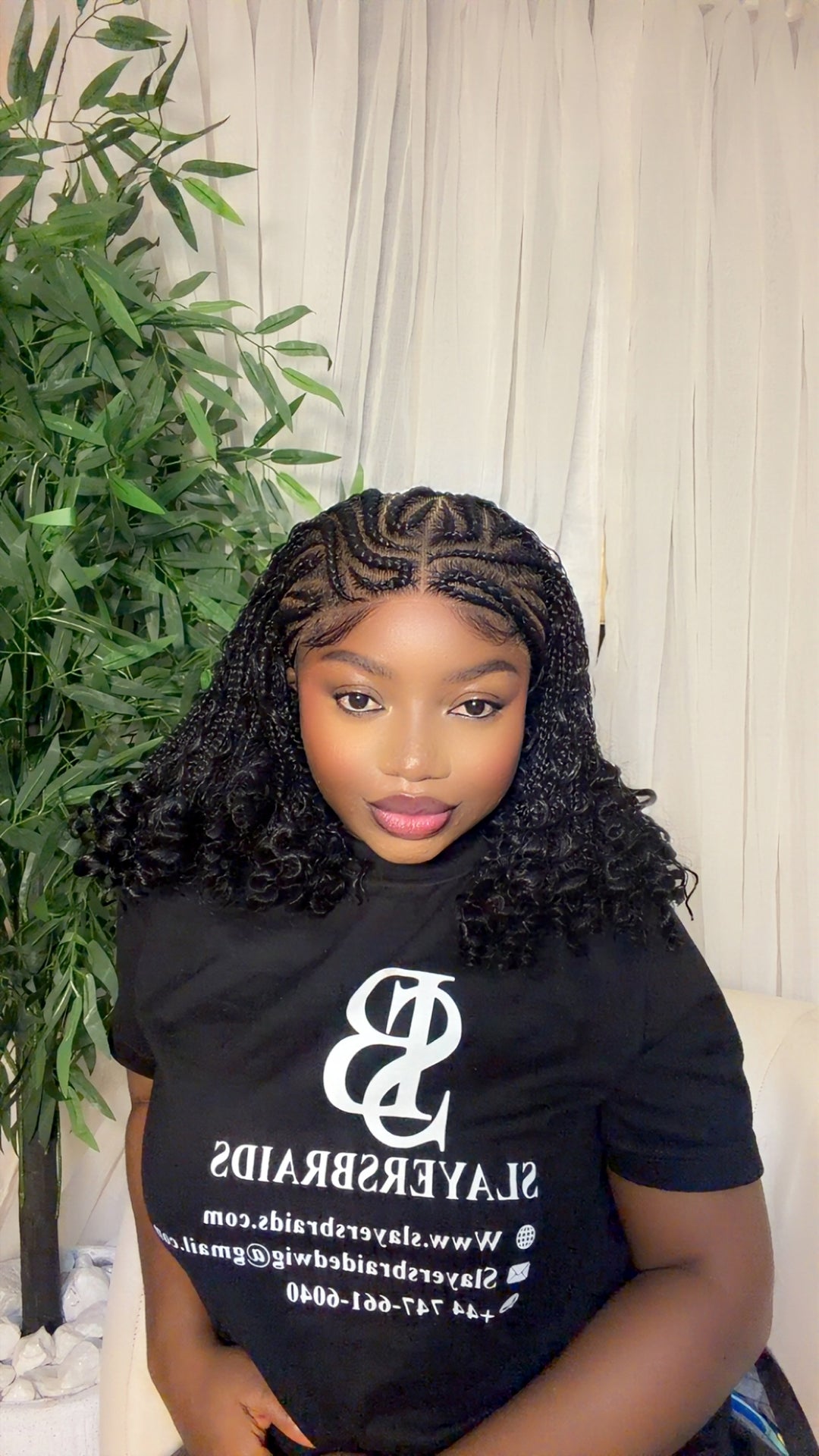 Braided Lace Wig – Easy Install, Long Lasting -Ivy Unit