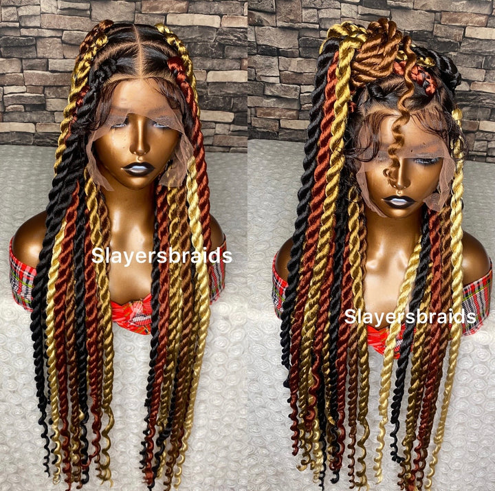 “Glueless knotless braid wig – beginner friendly - Nadgia Unit