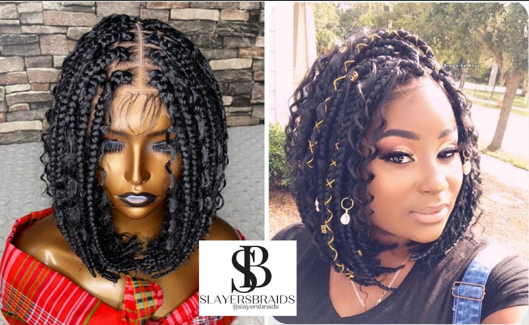 Fast Ship Boxbraid Bob Wig Luxury Hair -Tolu