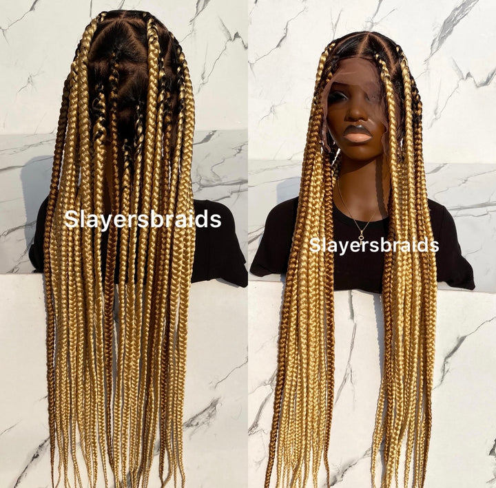 Jumbo Knotless Custom braided wig lightweight  -Maria