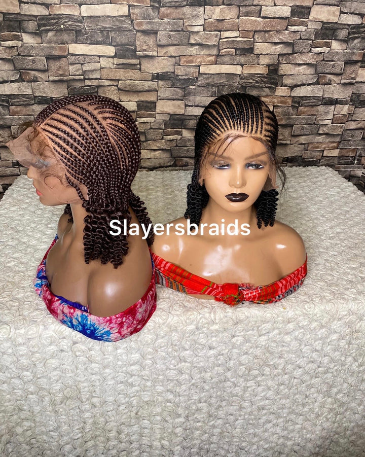 Premium All Back Cornrow Braids -Moriree