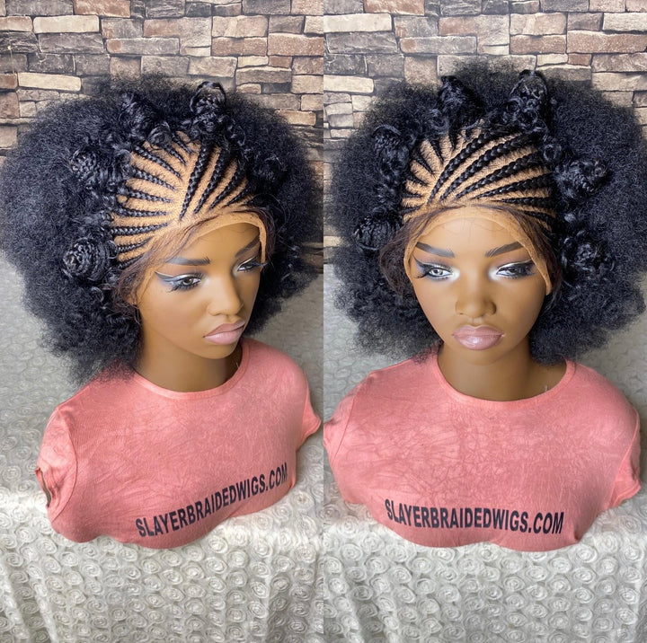 Afro Natural Scalp Wig, Perfect for Busy Women -Oley Unit