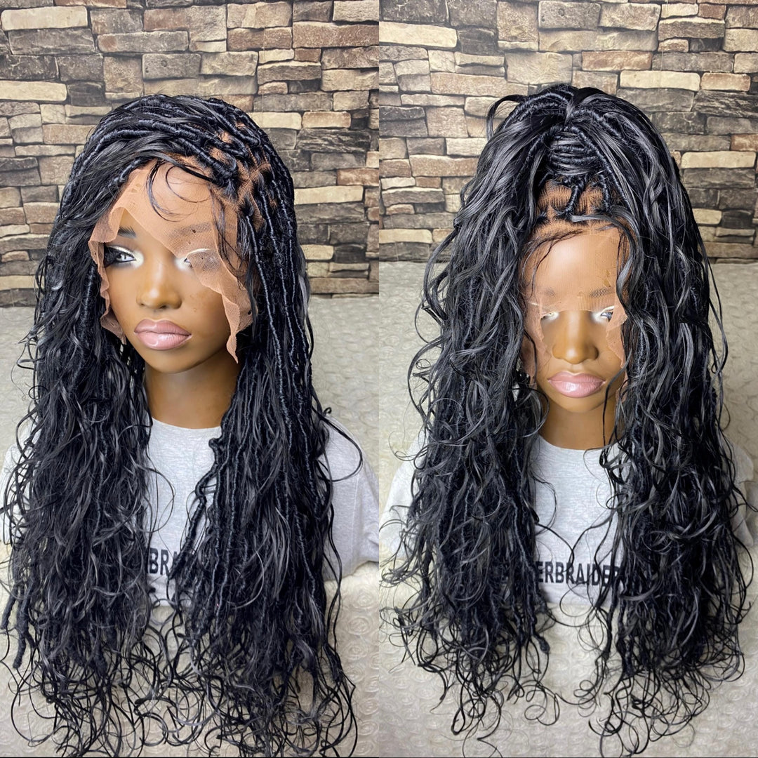 Handmade Locks Wig Glueless Protective Style -Nicole
