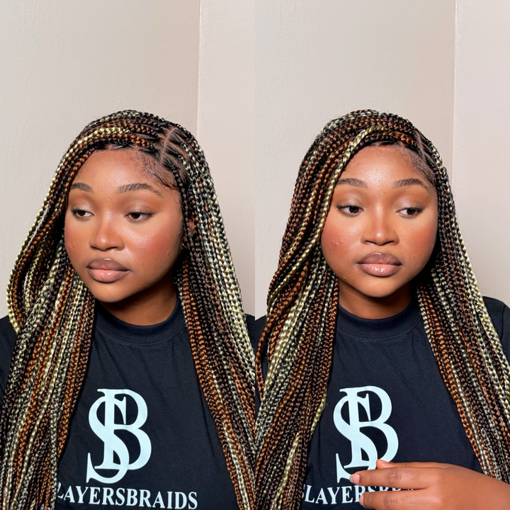 Luxury Knotless BraidWig Glueless Everyday Wear Wig -Mya Unit
