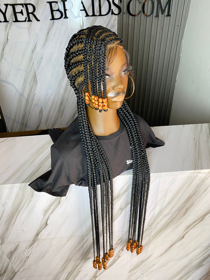 Protective Cornrow braidStyle: Ukachi