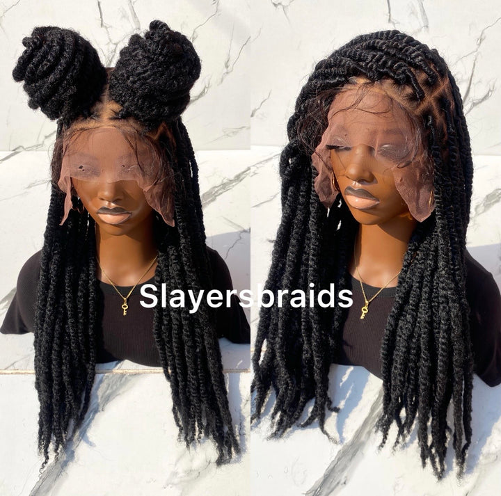 Marley Kinky Twist Dreadlock Wig -Baker