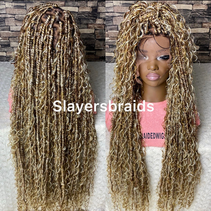 Handmade Fauxlocs Wig for Black Queens MixedBlonde Wig Olivia