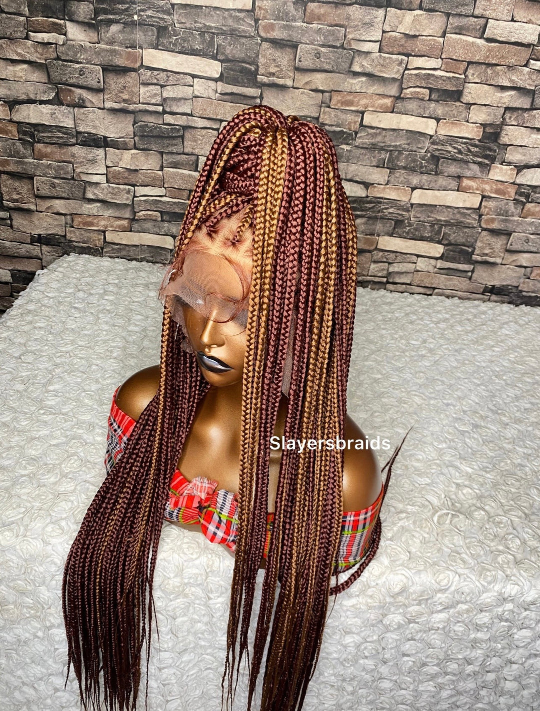 Fast Ship Braids Wig  Zero Tension Scalp Wig -Anwuli unit