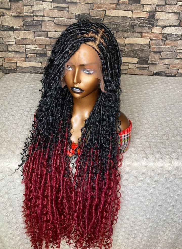 Ombré Boho Faux Locs Wig -Lulu Unit