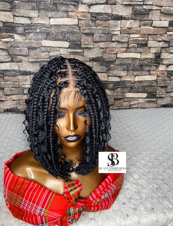 Fast Ship Boxbraid Bob Wig Luxury Hair -Tolu