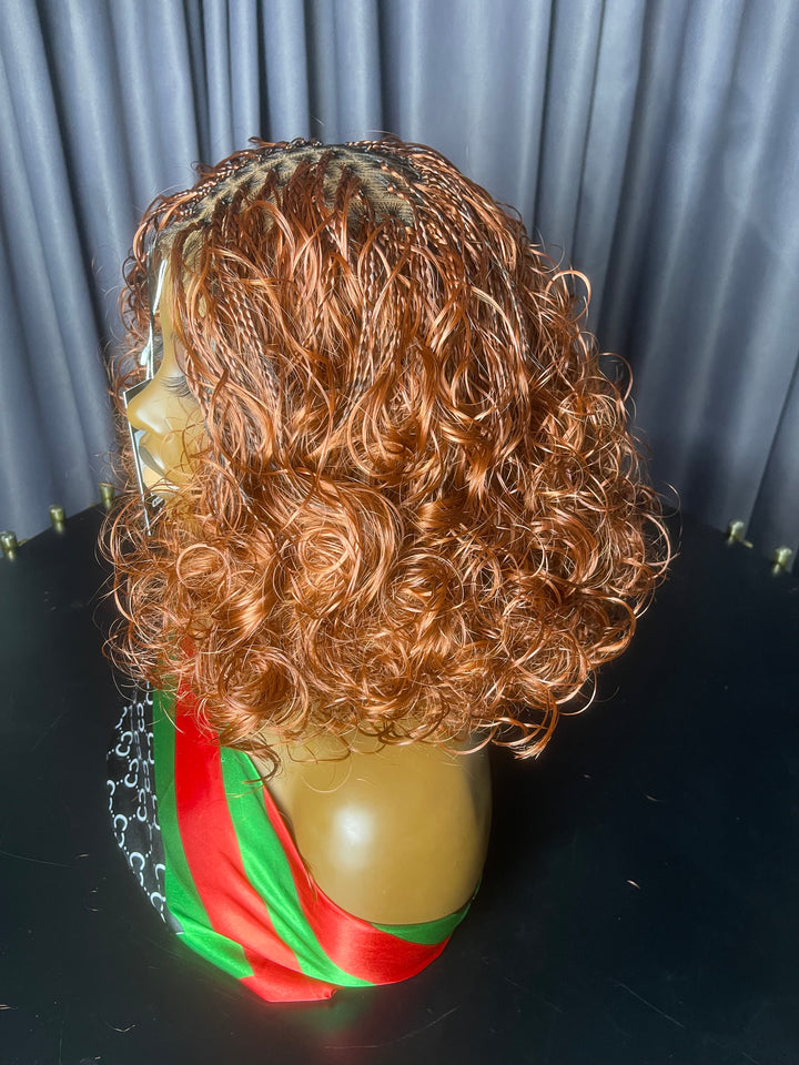 Boho Knotless French Curls Wig -Tushe unit 