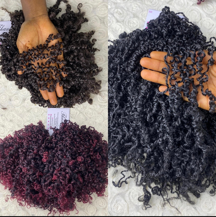Reusable Luxury Mini Twist Crochet Strands Lightweight -Kris