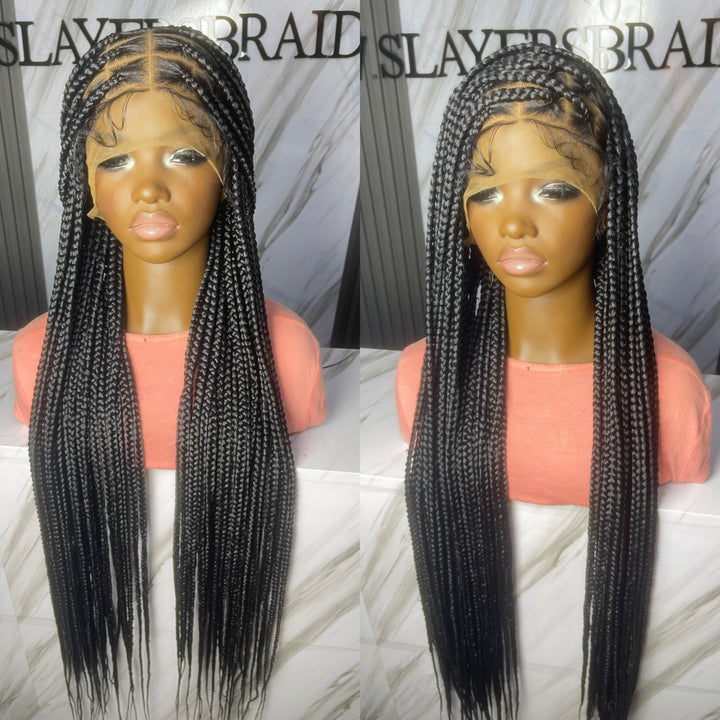 Knotless Braided Wig Protective style -Zinny2