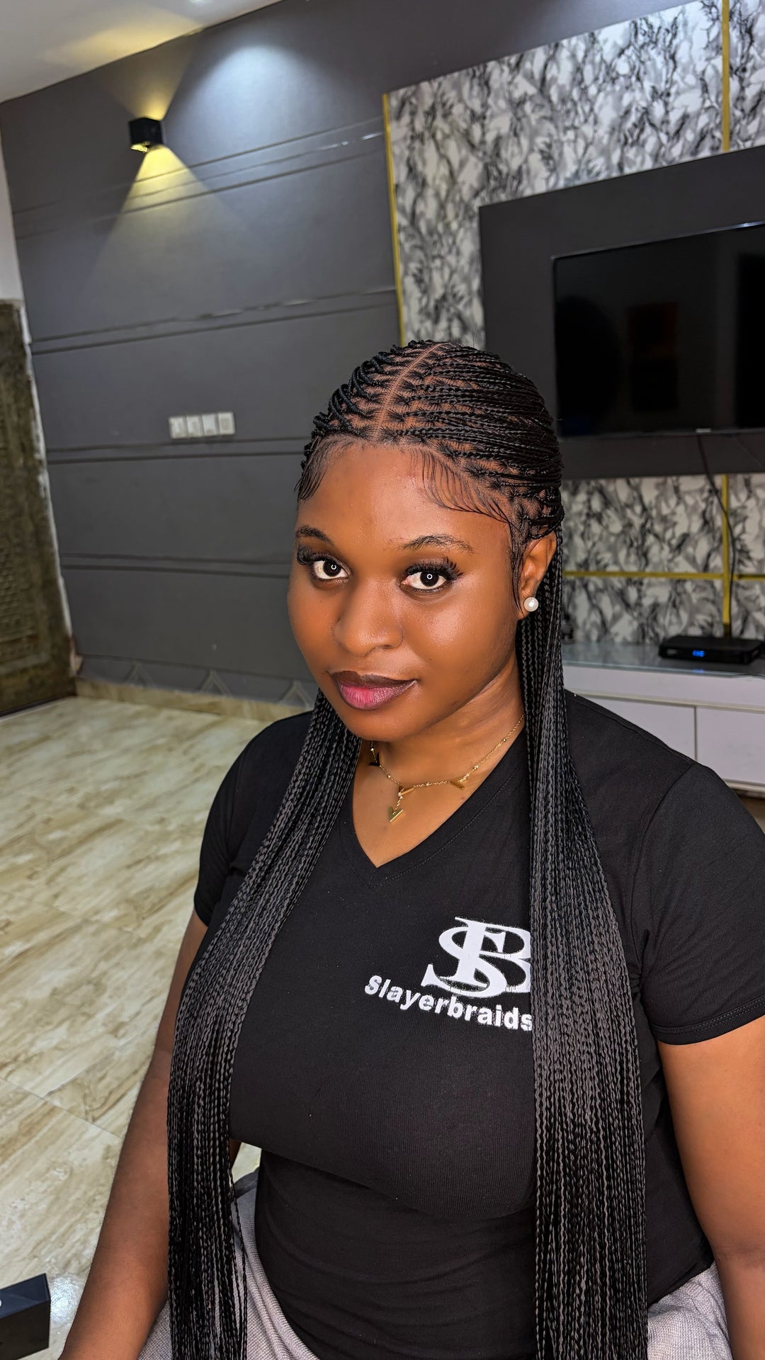 Knotless braided wigs for black women: Bora-