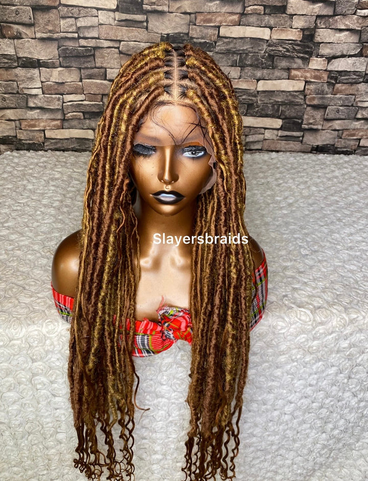 Handmade Goddess Faux Locs Wig| -Whokae