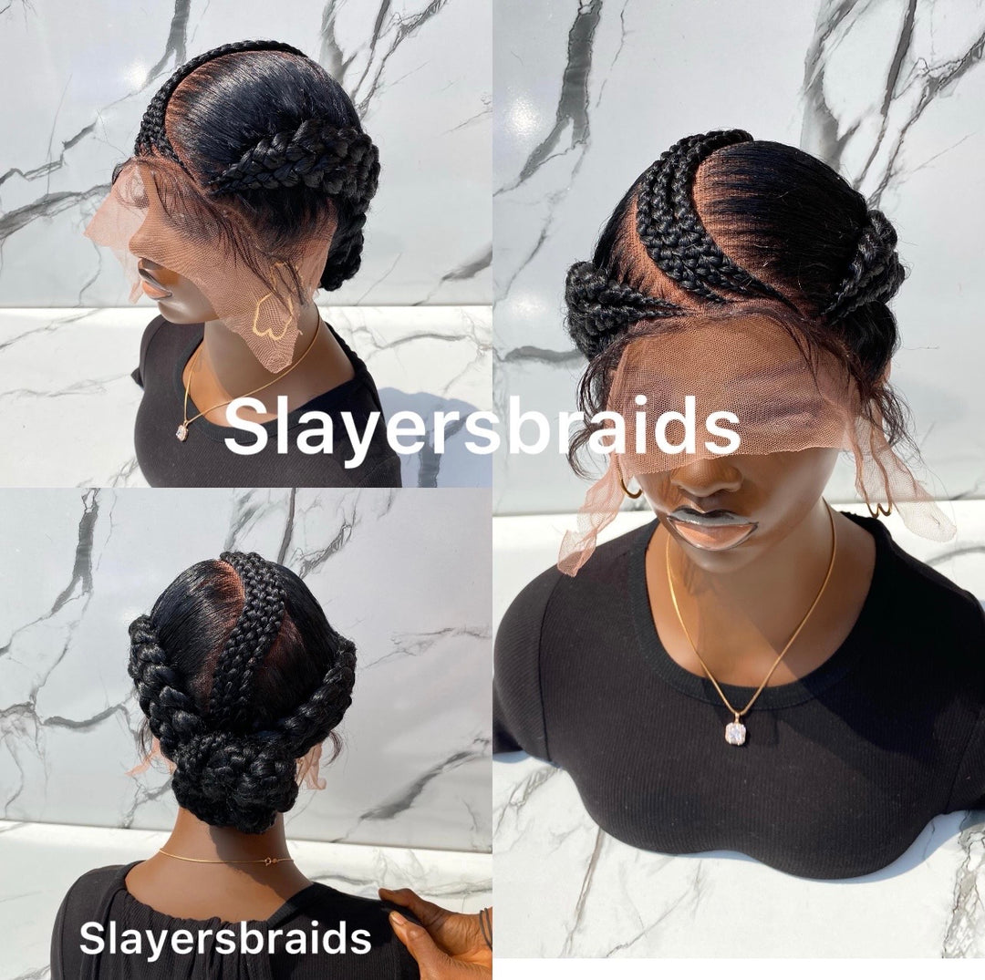 Cornrow Braidedwig for Black women- Molly