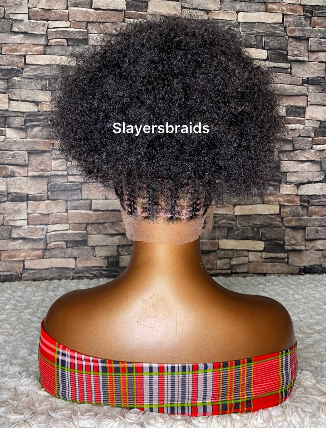 Human hair, protective style Afro Natural Wig -Dyah unit