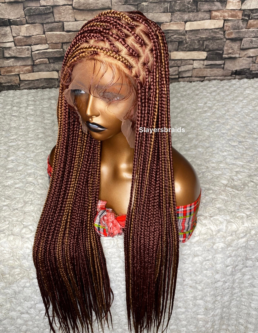 Fast Ship Braids Wig  Zero Tension Scalp Wig -Anwuli unit