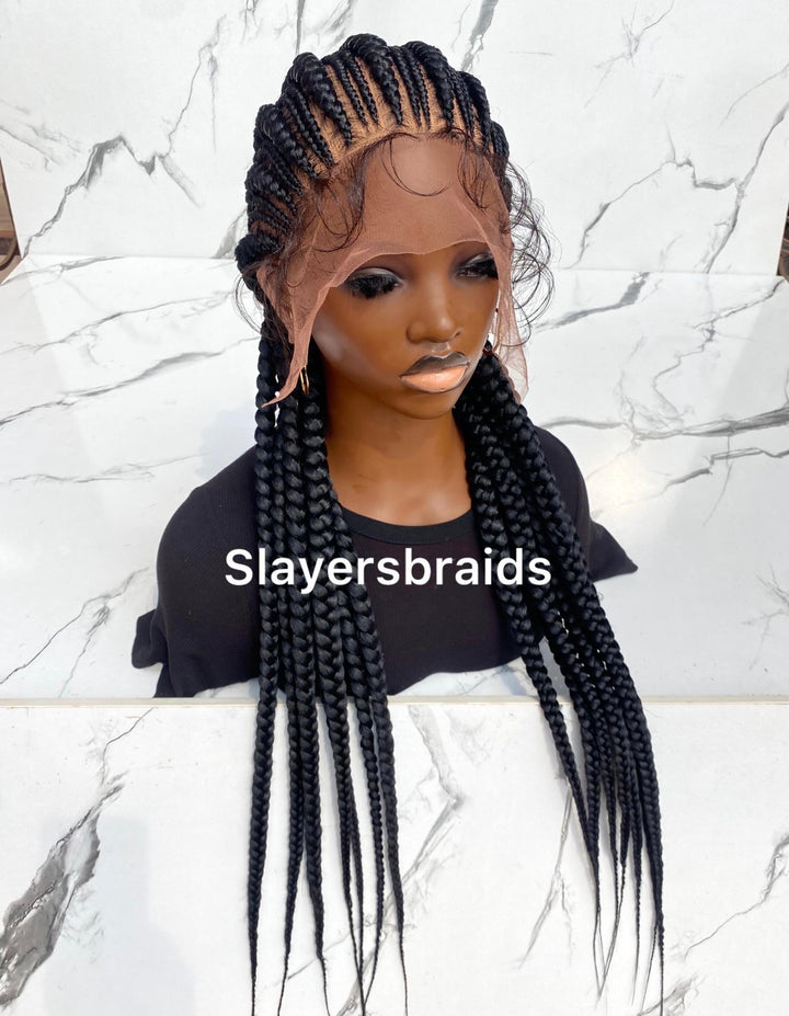 Allback wig –Glueless lightweight, Limited stock Braid -Koren 