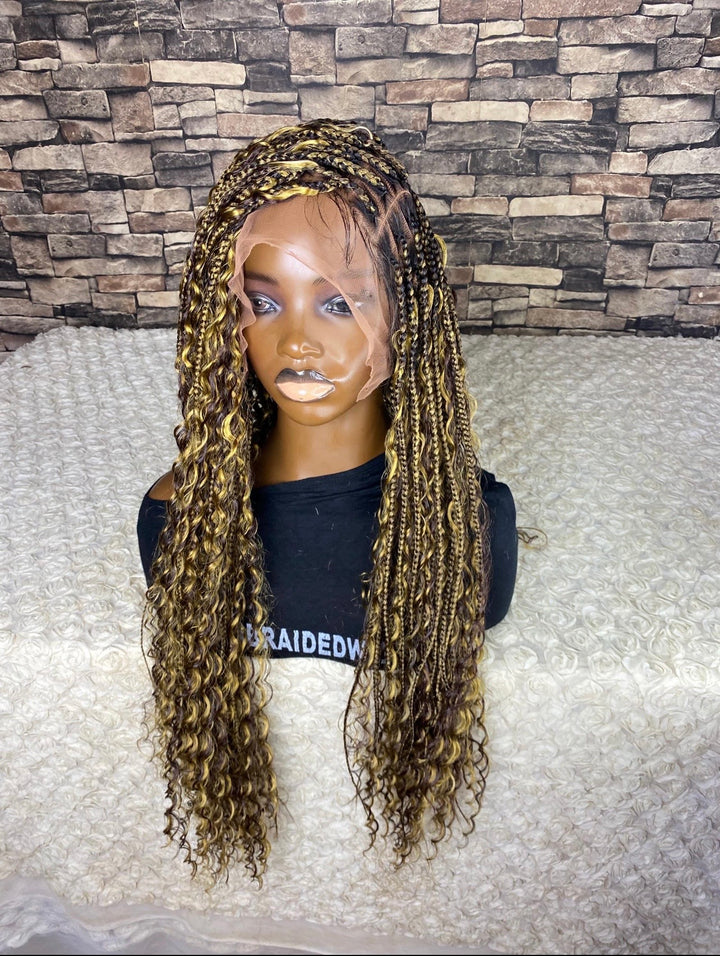 Glueless knotless Wig,BohoBraid Limited stock -Diana 33/27 mixed