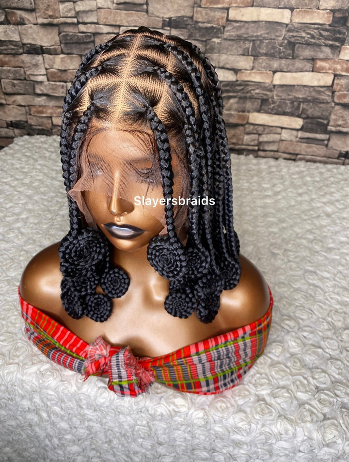 Koroba Knotless Glueless Braid Wig  -Bee