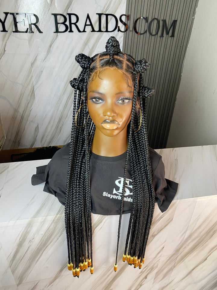 Full lace Knotless Wigs For Black Women: Dinma