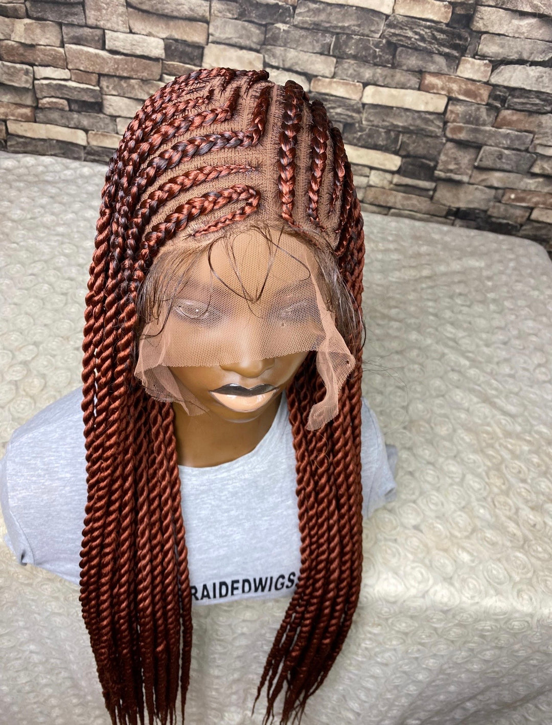 Fast Ship Protective Style Wig,Senegalese braids -Ronke