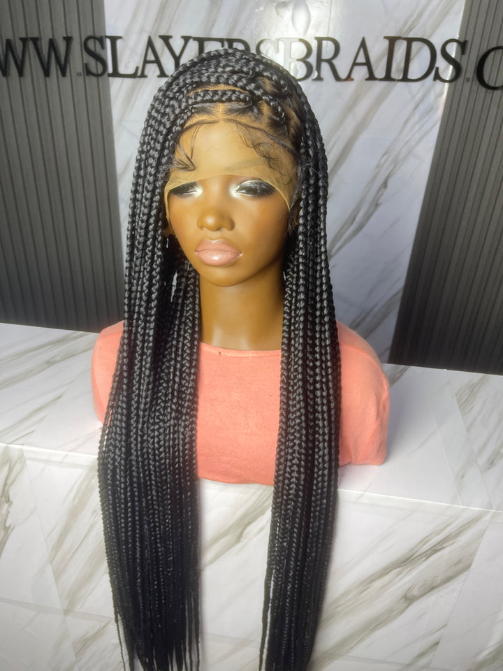 Knotless Braided Wig Protective style -Zinny2