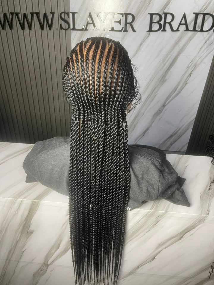Bestseller Fulani Cornrow protectivestyle Wig -Zuri