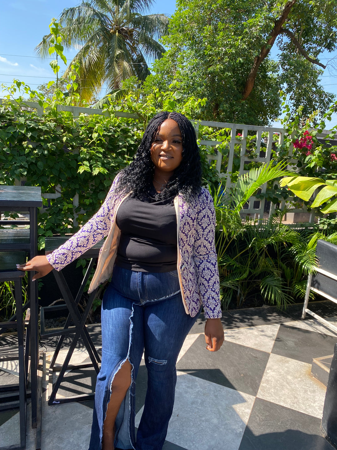 Fast Ship Center Part Braid For Black Women -Golda
