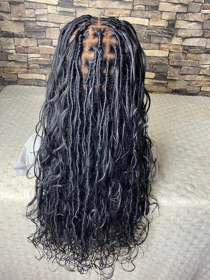 Handmade Locks Wig Glueless Protective Style -Nicole