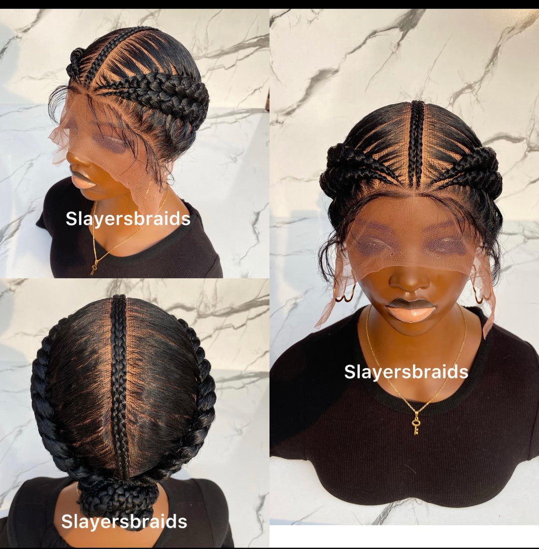 Ready to ship vacation hair Stitch cornrow style- Alena
