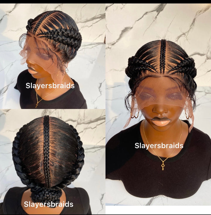 Ready to ship vacation hair Stitch cornrow style- Alena