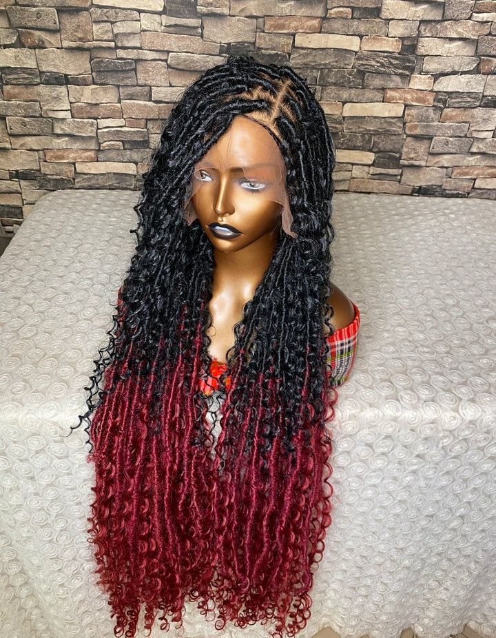 Ombré Boho Faux Locs Wig -Lulu Unit