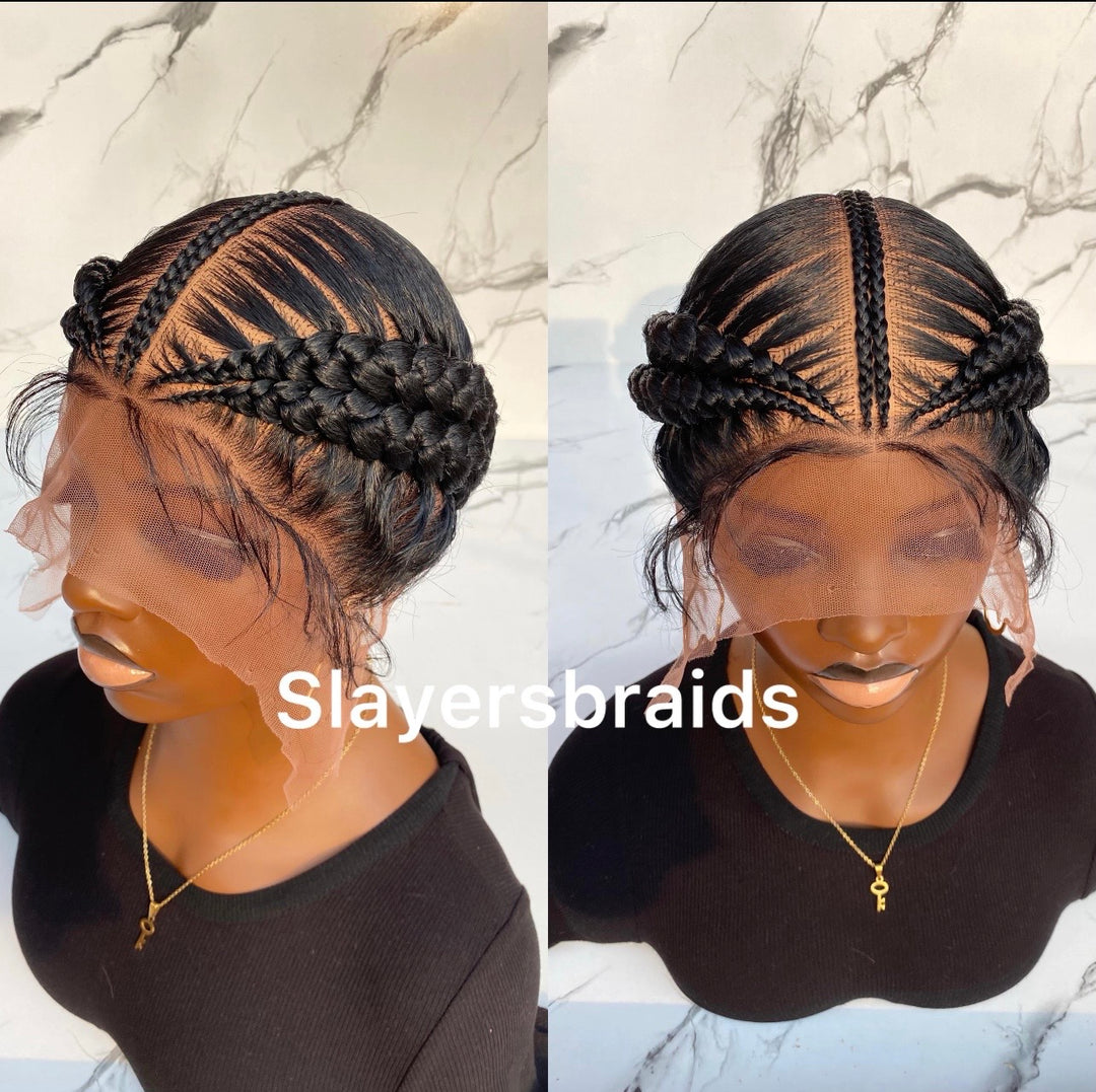 Ready to ship vacation hair Stitch cornrow style- Alena