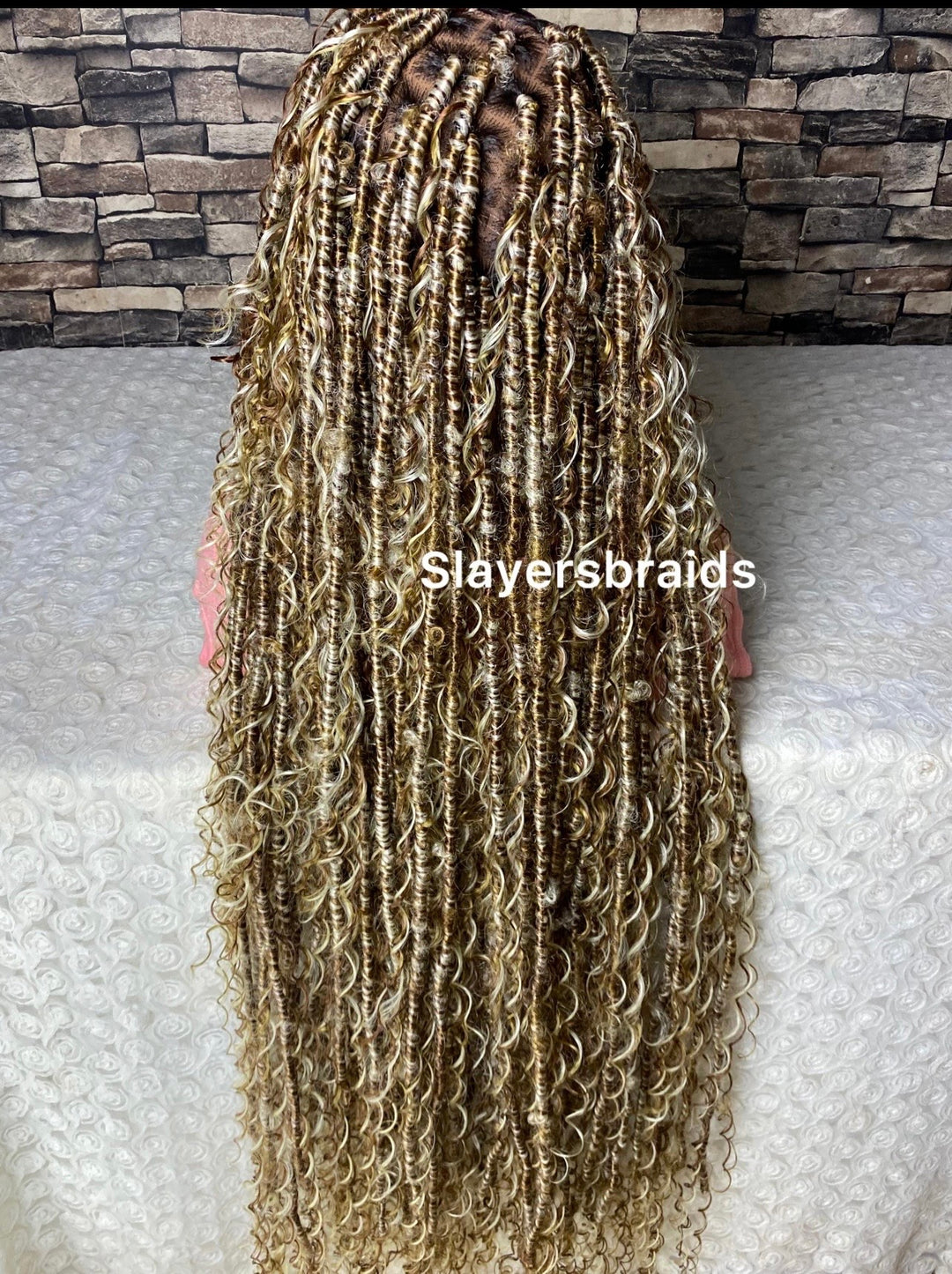 Handmade Fauxlocs Wig for Black Queens MixedBlonde Wig Olivia