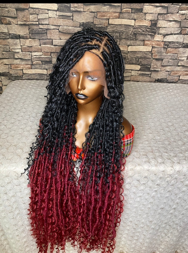 Ombré Boho Faux Locs Wig -Lulu Unit